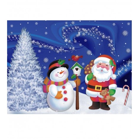 Weihnachtsmann & Schneemann