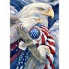 Adler - Amerikanische Flagge