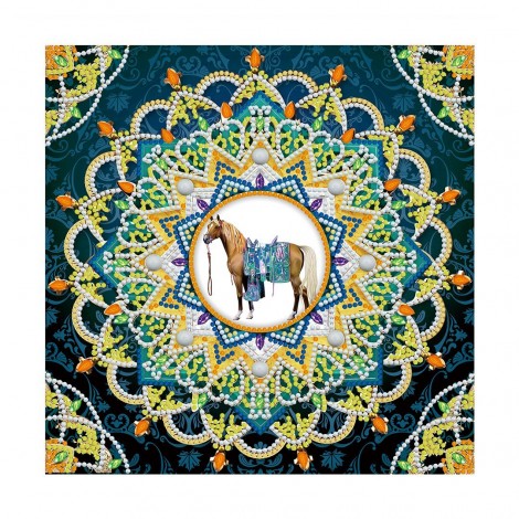 Mandala Im Dunklen Leuchtend