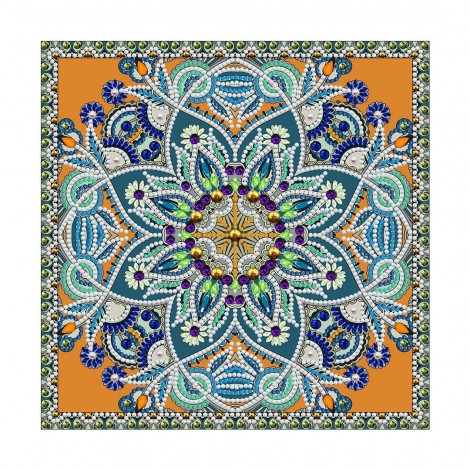 Mandala Im Dunklen Leuchtend