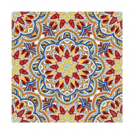 Mandala Im Dunklen Leuchtend