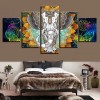 Elefant Abstract | 5 Panels