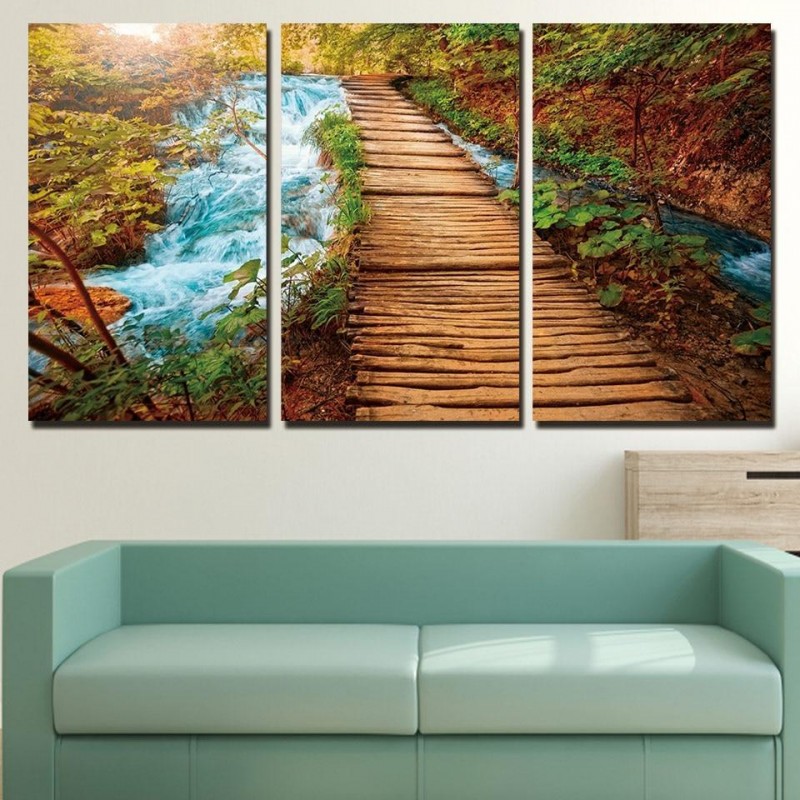 Brücke - Wasserfall...