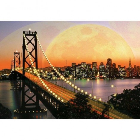 Sonnenuntergang - Brücke