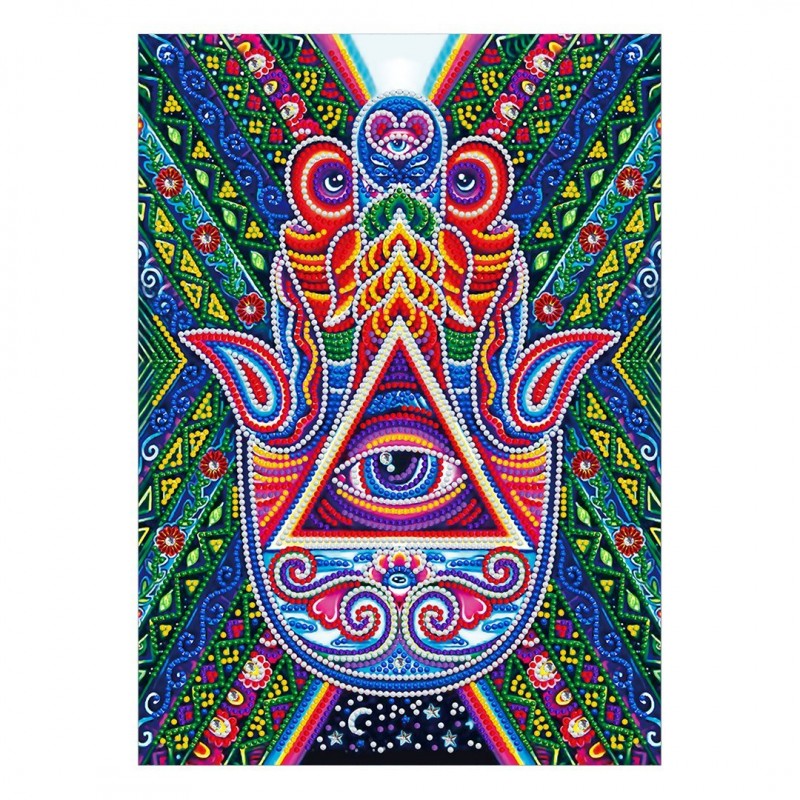 Hamsa Hand Im Dunkle...