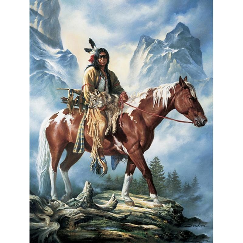 Indianer - Pferd