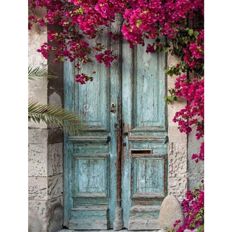 Blumen - Tür