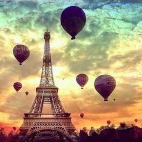 Eiffelturm - Heißluftballon