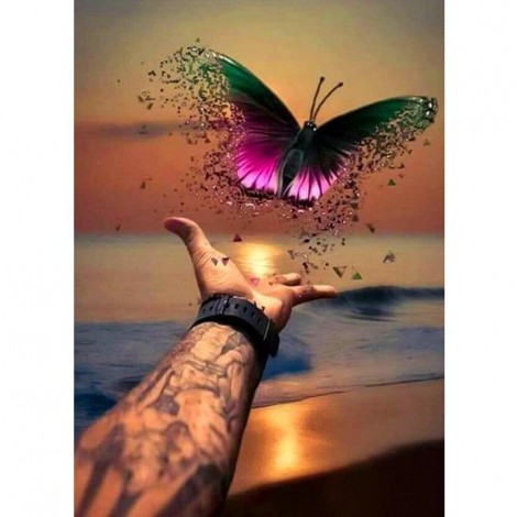 Verblassender Schmetterling