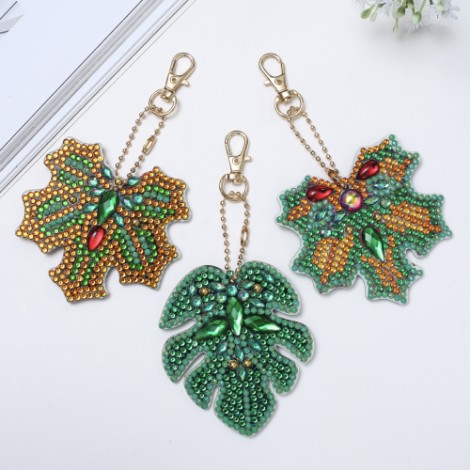 Blätter Schlüsselanhänger | 3 Stück