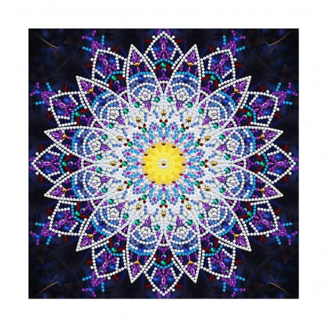 Mandala Im Dunklen Leuchtend