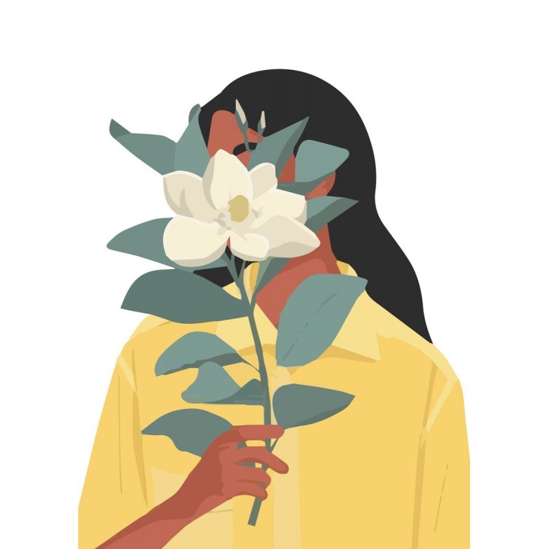 Mädchen Mit Blumen ...