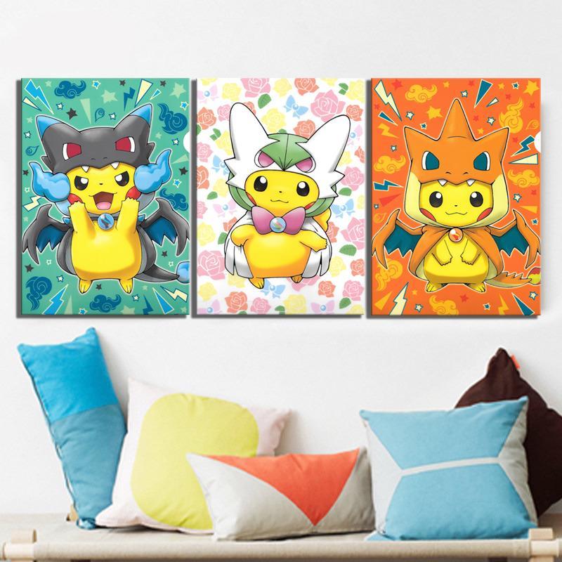 Pikachu | 3 Panels