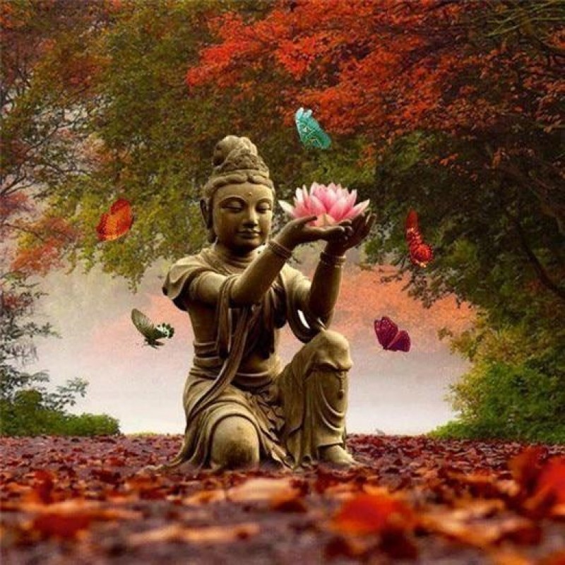 Buddha - Lotusblume