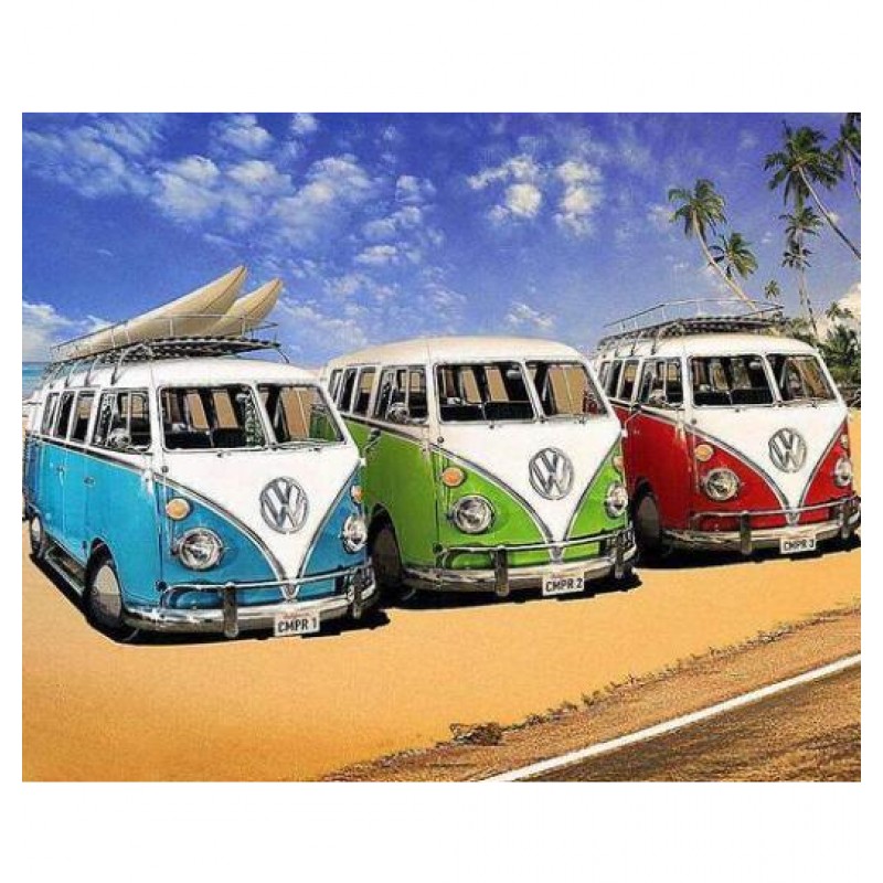 3 Alter VW-Busse