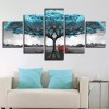 Blauer Baum | 5 Panels