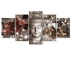 Buddha - Wasserlilie | 5 Panels