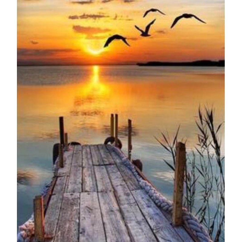 Brücke - Sonnenunte...